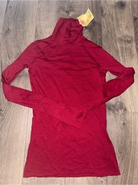 Energie Long Sleeve Top - Deep Red